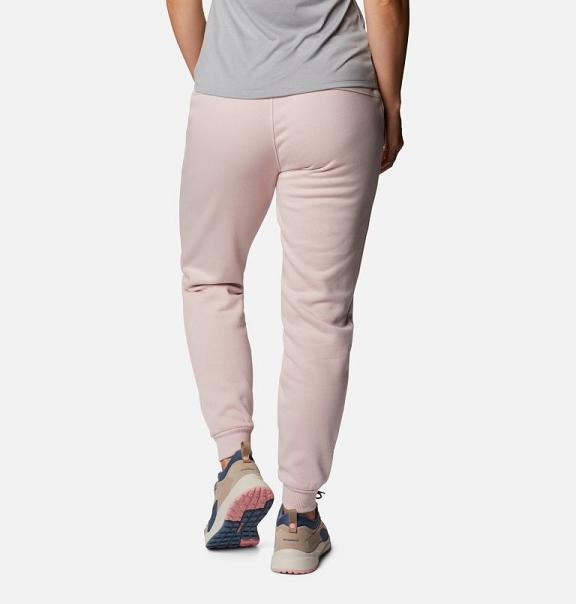 Columbia Logo Trail Pants Pink For Women's NZ8925 New Zealand